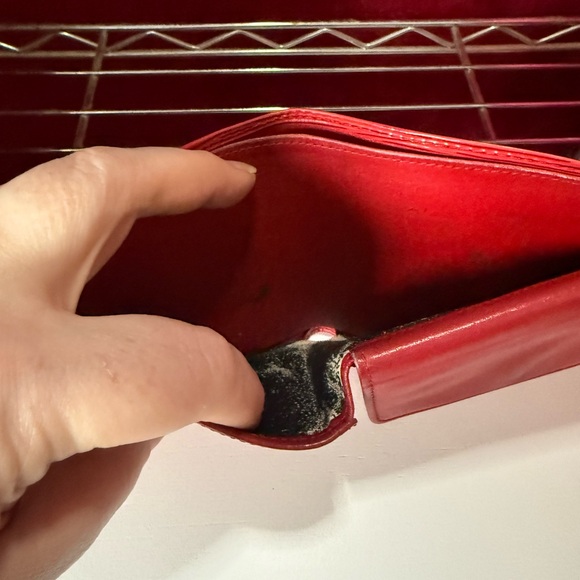 Louis Vuitton Red Epi Leather Wallet - Picture 7 of 11
